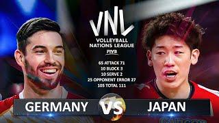 Germany vs Japan  Mens VNL 2024