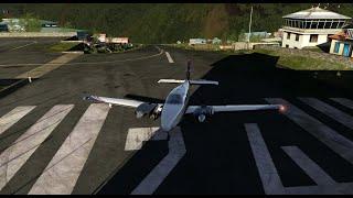 Aerofly FS 4  Trying to land at the new Lukla Airport