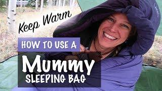 How to correctly get in a mummy bag- Sleeping Bag Instructions - Season 2 -Ep#87