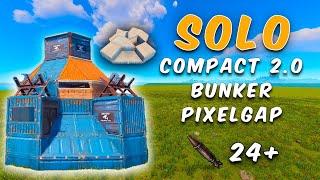 *COMPACT 2.0* Solo Bunker 24+ Rockets Guide  Rust Base Design