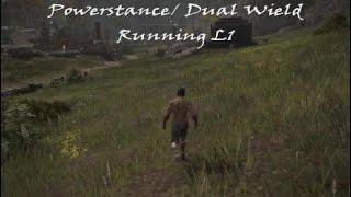 Elden Ring Shotel moveset demo.  Full Weapon moveset with Weapon Skill spinning Slash