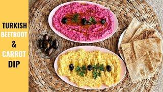 Beetroot Dip & Carrot Dip - The Turkish Way