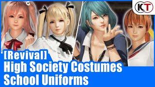 Dead or Alive 6 - High Society Costumes School Uniforms