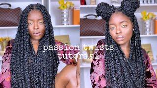 EASY PASSION TWISTS INSTALL FOR 4C HAIR  TOYOTRESS COLLECTION