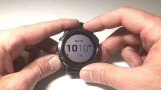 Garmin Fenix 7X Change and customize watchface