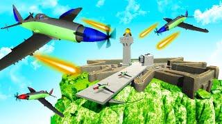 Insane NEW PLANES Siege the BIGGEST CASTLE in This Ravenfield Update