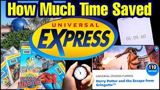 How Much Time Do You Save with Express?  Is Universals Express Pass Worth It?