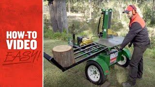 How to Use a Log Splitter