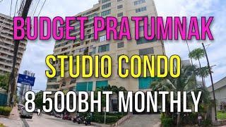 BUDGET PATTAYA PRATUMNAK SOI 6 CONDO REVIEW ThepThip Mansion 8500BHT MONTHLY Details in Description