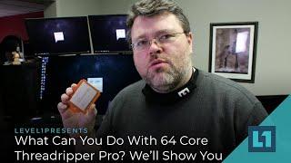 What Can You Do With 64 Core Threadripper Pro? Well Show You