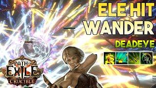 3.22 Ele Hit Wander Build  Deadeye  Trial of the Ancestors  Path of Exile 3.22