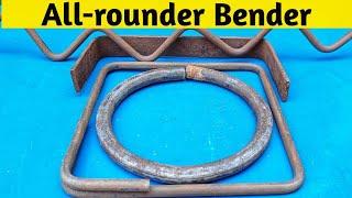 How To Bend A Round Bar At Home  How To Bend Metal Easily