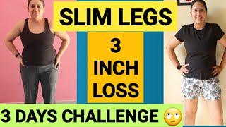 SLIM LEGS CHALLENGE  GET SLIM LEGS IN JUST 3 DAYS  7 MINUTE WORKOUT TO LOSE THIGH FAT AT HOME