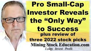 Pro Mining Investor Mark Zaret Reveals “The Only Way” to Small-Cap Success