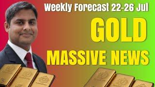 Alert Gold Price Crash Warning CAUTION Gold Trading Strategy For Next Week 22-26 Jul