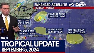 New tropical disturbance off Texas coast among 5 being tracked for development