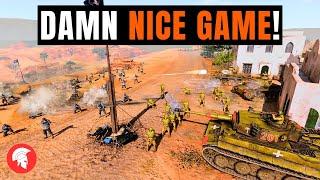 DAMN NICE GAME - Company of Heroes 3 - US Forces Gameplay - 4vs4 Multiplayer - No Commentary
