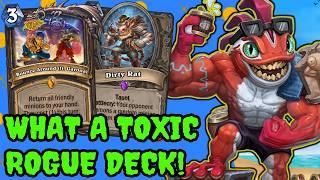 Bayfin Rogue Makes Me Feel DIRTY Perils in Paradise Hearthstone Rogue deck