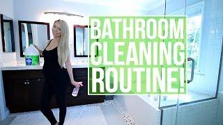 How To Clean Your Bathroom My Bathroom Cleaning Routine