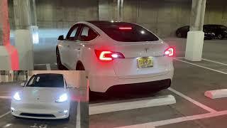 Tesla Model Y Custom Light Show - 2001 A Space Odyssey Also sprach Zarathustra