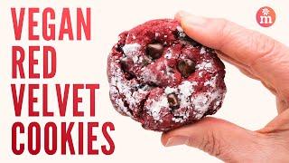  Easy Vegan Red Velvet Crinkle Cookies Recipe  Quick & Chewy Delights 