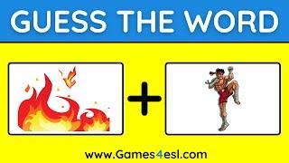 Guess The Word Game  Compound Words  Easy