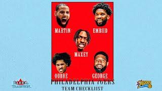 The Philadelphia 76ers STARTING FIVE will be -