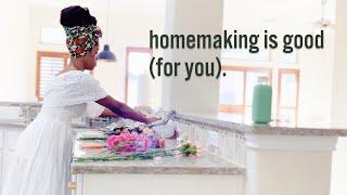 House Work is Good For You.  Biblical Womanhood Femininity & Homemaking VLOG