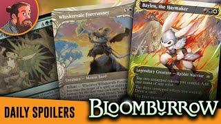 A Busted Bunny Bailing Hay and the Wordiest Mouse Ever  Bloomburrow MTG Spoilers