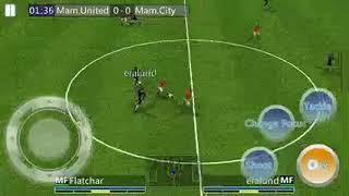 MU d hajar CITY 0_3 tanpa balas..2 gol tendangan jarak jauh game offline mantabbb