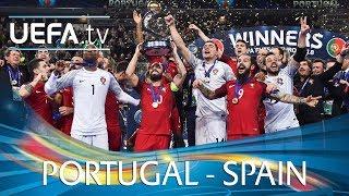 Futsal EURO 2018 final highlights Portugal v Spain