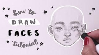 How I Draw Faces  Updated Tutorial