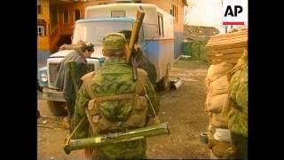 Chechnya - Russian Forces Attack Rebel Positions