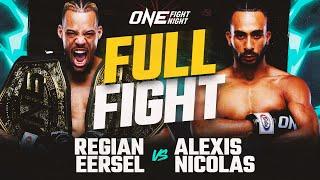Regian Eersel vs. Alexis Nicolas  Full Fight Replay