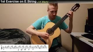 Johann Kasper Mertz - First Exercise on the E String