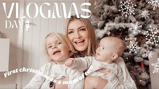 Decorating the Tree  First Christmas as a Mum of 2  DITL  Baby & Toddler  VLOGMAS