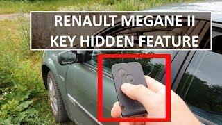 Renault Megane 2 key hidden feature