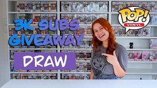 Drawing My *3000 Subscriber Funko Pop Giveaway*