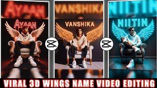 Viral 3D Wings Name Video Editing 100% Viral  ? 3D Wings Name Photo Video Editing