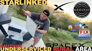 SpaceX Starlink Internet Full Install - No Ethernet Port Life Hack - Underserviced Rural Area 4K