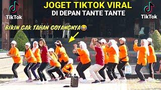 JOGET TIKTOK VIRAL DI DEPAN TANTE TANTE BIKIN GAK TAHAN LANGSUNG GOYANG PINGGUL