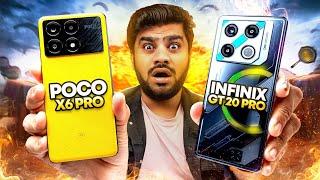 POCO X6 Pro vs Infinix GT 20 Pro - Performance & Gaming Test