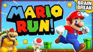 Mario Run  Mario Brain Break  Super Mario Games For Kids  GoNoodle