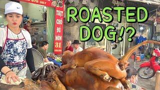 Dog Meat Vendor in Hanoi   Vietnamese Street Food 