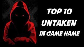 10 DANGEROUS GAMING NAME  unique nickname for FREEFIRE PUBG BGMI