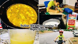 Indian NRI Mom Evening to Night Routine  How to Make Ghee  Clarified butter  from Whipping Cream