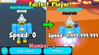 I Became Number 1 Best Player In Speedman Simulator Roblox