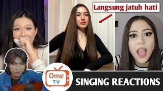 Reaksi Para Gadis Eropa Mendengar orang indonesia menyanyikan lagu bahasanya  SINGING REACTIONS OME