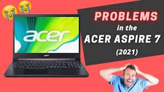 Problems in the Acer Aspire 7 2021  Ryzen 5 5500U + GTX 1650.
