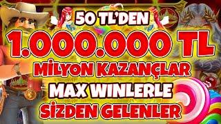 Slot Oyunları  Sizden Gelenler  50 TL den 1.000.000 TL  Küçük Kasa Büyük Kazançlar  MAX WİNLER